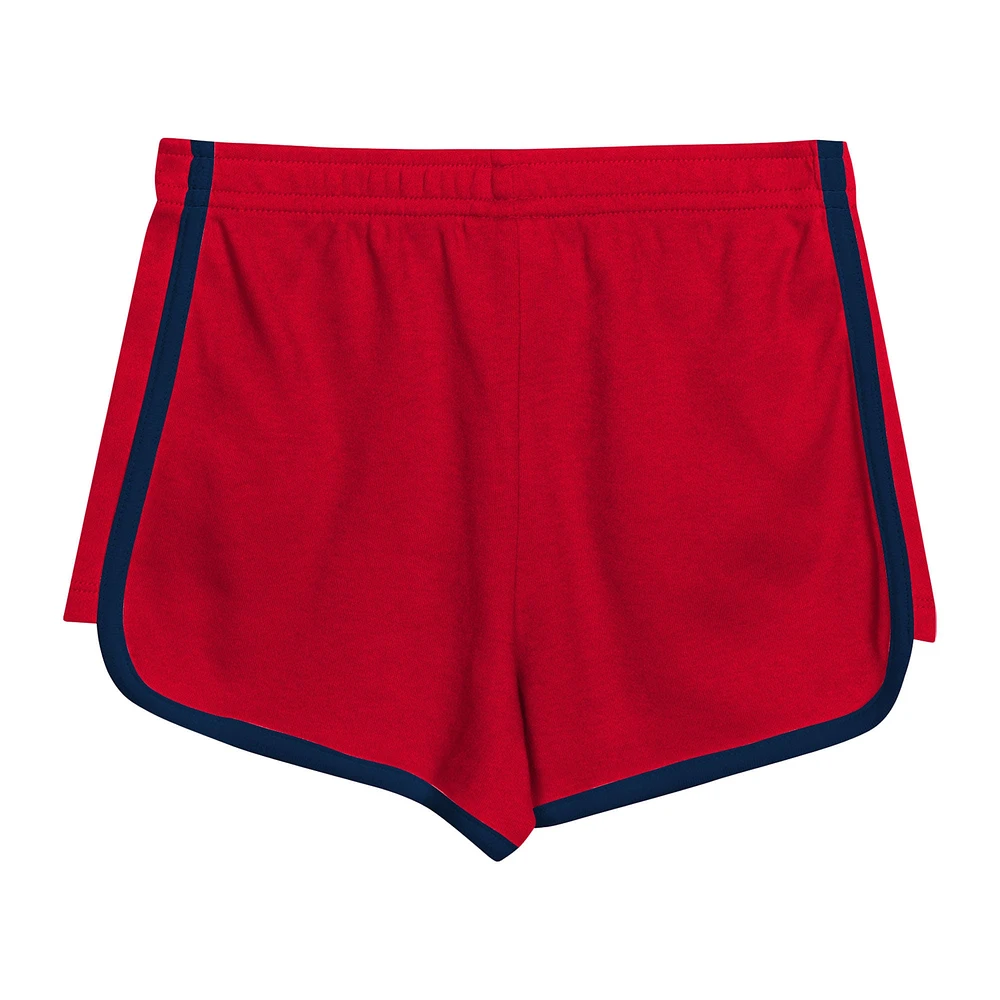 Toddler Outerstuff  Red Indiana Fever Double Run T-Shirt & Shorts Set