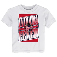 Toddler  White Indiana Fever Team Stack T-Shirt