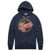 Unisex Homage Navy Indiana Fever Team Spirit Tri-Blend Raglan Pullover Hoodie