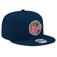 Casquette unisexe New Era bleu marine avec logo Indiana Fever 9FIFTY à pression