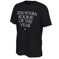 Unisex Nike Caitlin Clark Black Indiana Fever 2024 WNBA Rookie of the Year T-Shirt