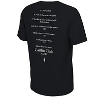 T-shirt unisexe Nike Caitlin Clark noir Indiana Fever 2024 WNBA Rookie of the Year