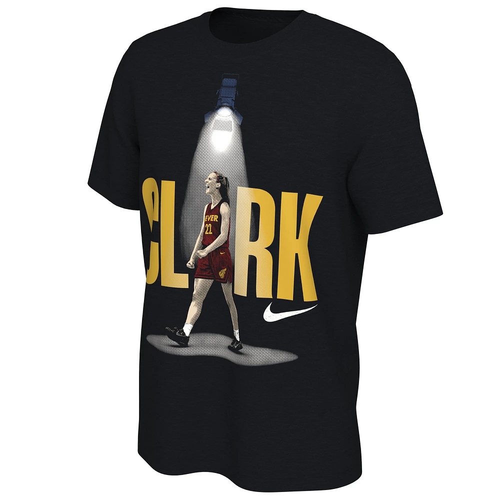 Unisex Nike Caitlin Clark Black Indiana Fever WNBA Summit Player T-Shirt