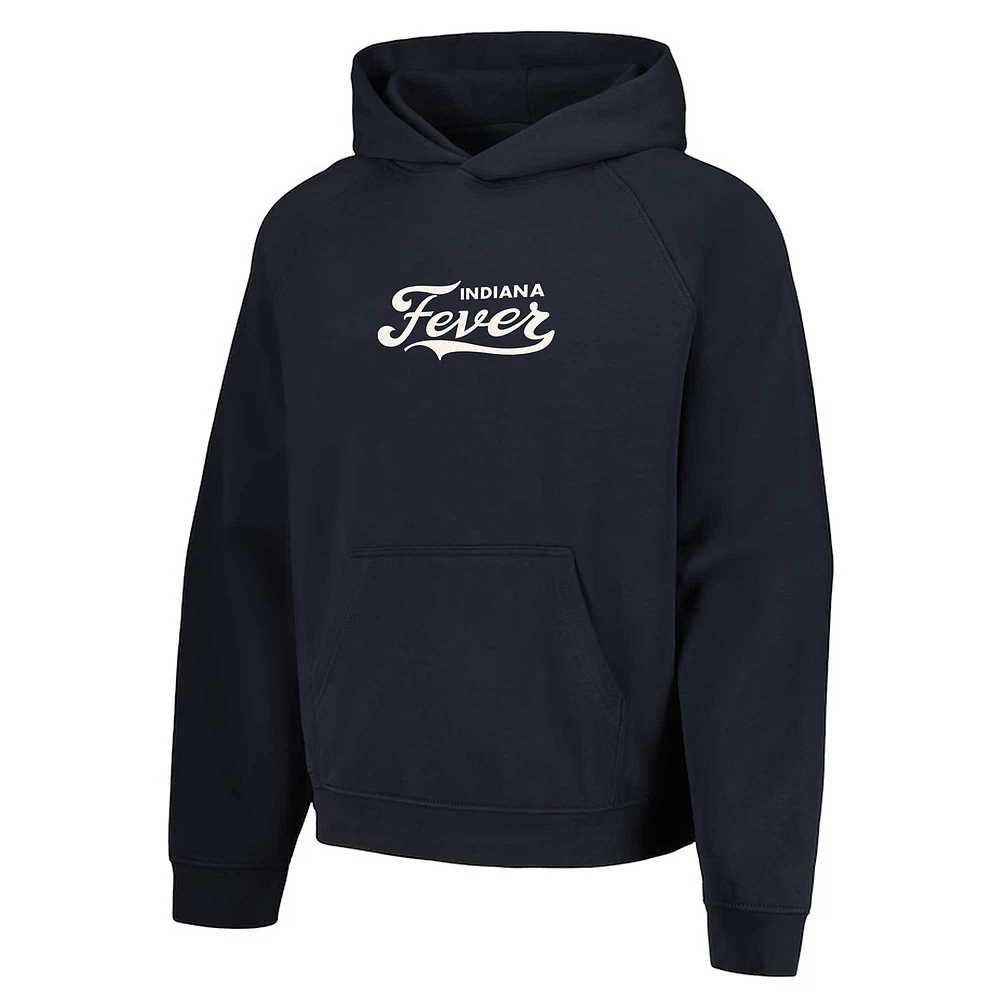 Unisex round21 Caitlin Clark Black Indiana Fever Draft Night Pullover Hoodie