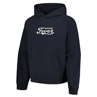 Unisex round21 Caitlin Clark Black Indiana Fever Draft Night Pullover Hoodie