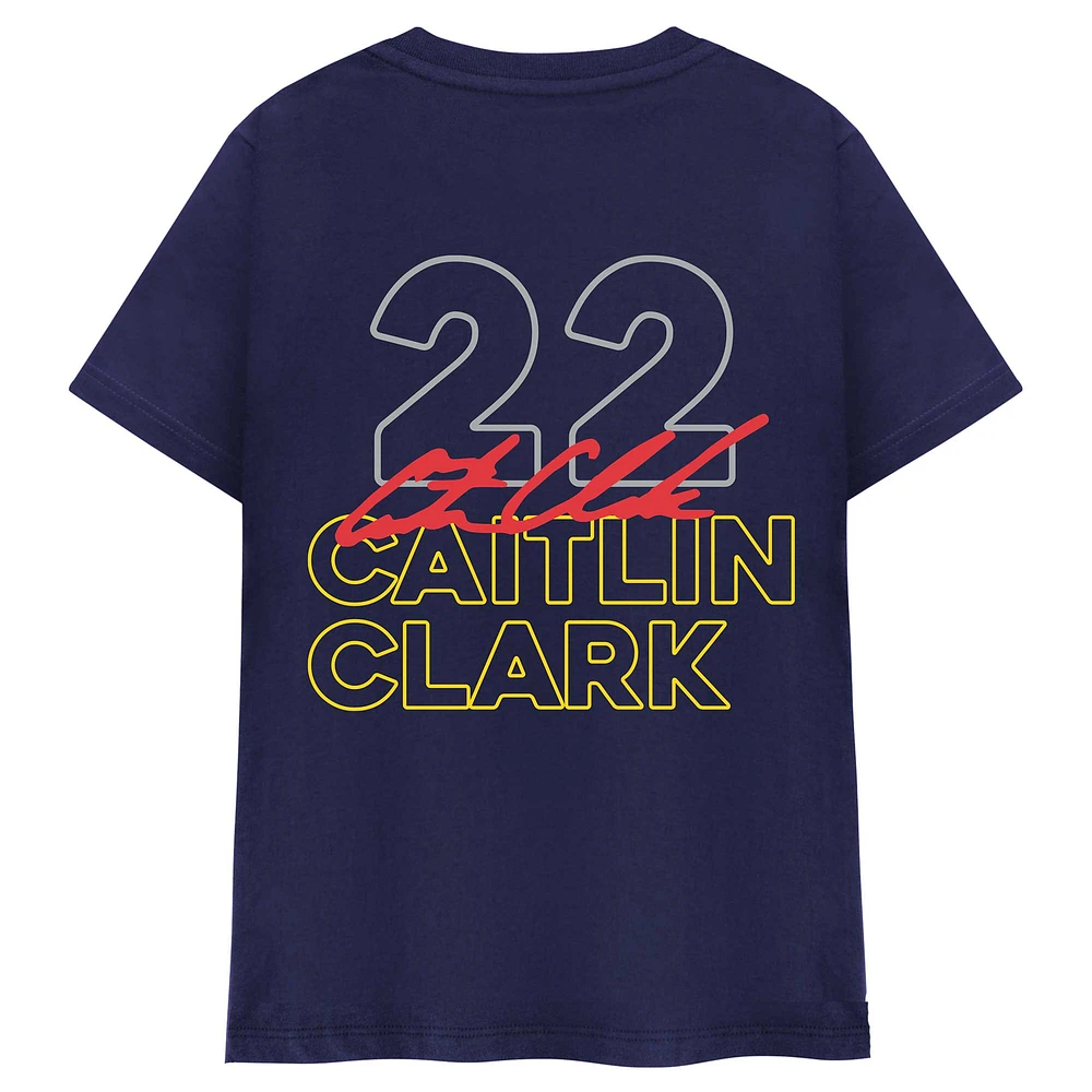 Unisex round21 Caitlin Clark Navy Indiana Fever Bound T-Shirt