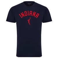 T-shirt unisexe Sportiqe bleu marine avec logo Indiana Fever Duke