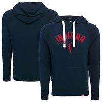 Unisex Sportiqe  Navy Indiana Fever Olsen Tri-Blend Pullover Hoodie