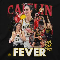 T-shirt unisexe Stadium Essentials Caitlin Clark noir Indiana Fever Crossroads