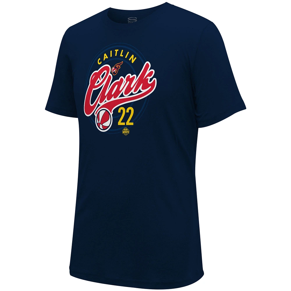 T-shirt unisexe Stadium Essentials Caitlin Clark bleu marine Indiana Fever Runaway