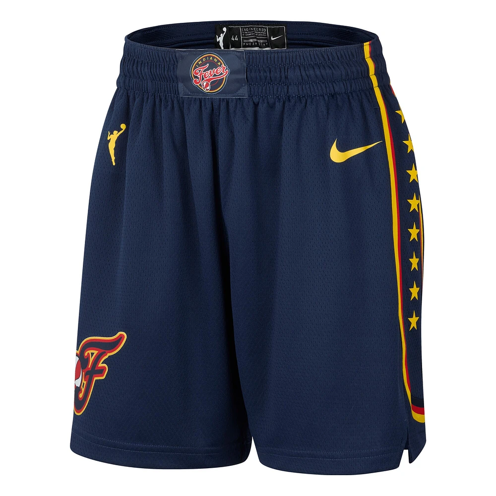 Women's Nike Navy Indiana Fever On-Court Victory Performance Shorts