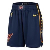 Women's Nike Navy Indiana Fever On-Court Victory Performance Shorts