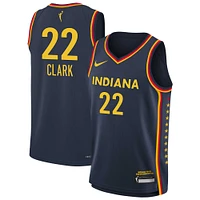 Youth Nike Caitlin Clark Navy Indiana Fever 2024 WNBA Draft Explorer Edition Victory Player Jersey