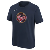 T-shirt Nike bleu marine Indiana Fever Essential avec logo pour jeune