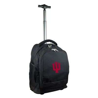 Indiana Hoosiers 19'' Premium Wheeled Backpack - Black