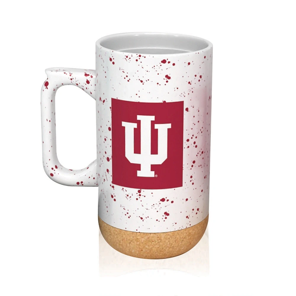 Tasse en liège moucheté de 18 oz des Indiana Hoosiers