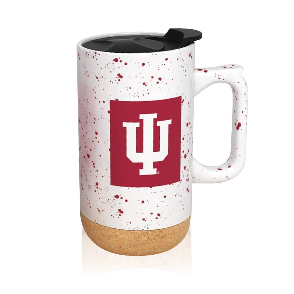 Tasse en liège moucheté de 18 oz des Indiana Hoosiers