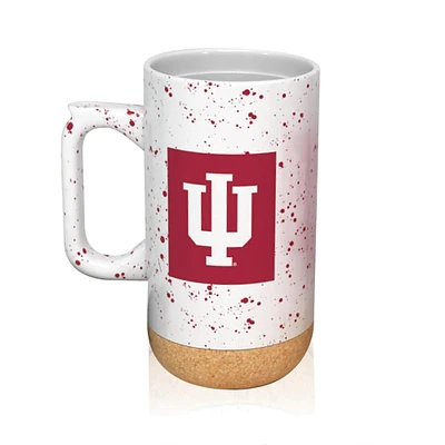Tasse en liège moucheté de 18 oz des Indiana Hoosiers