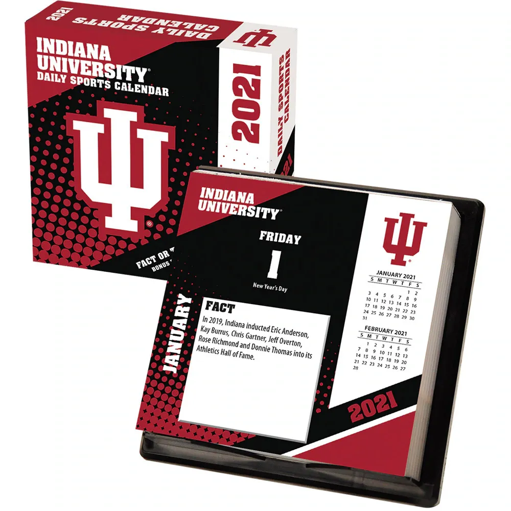 Lids Indiana Hoosiers Leather Luggage Tag