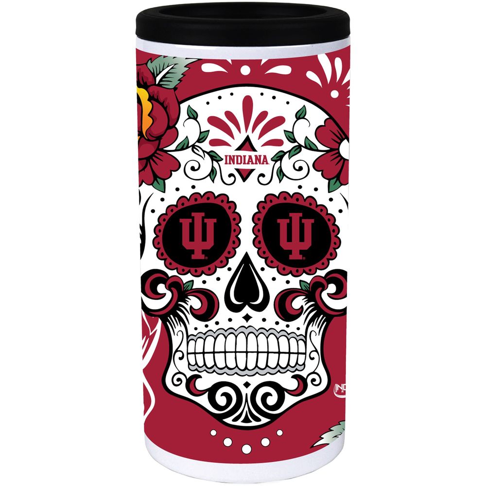 Indiana Hoosiers Dia Stainless Steel 12oz. Slim Can Cooler