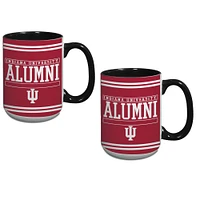 Indiana Hoosiers Two-Pack Alumni Mug Set