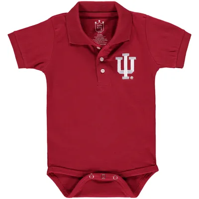 Indiana Hoosiers Infant Polo Bodysuit - Crimson