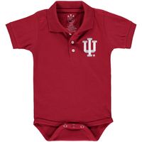 Infant Crimson Indiana Hoosiers Polo Bodysuit