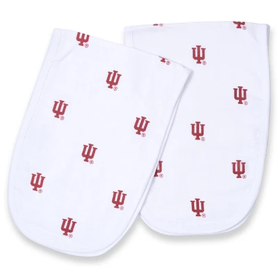 Infant Three Little Anchors Indiana Hoosiers 2-Pack Muslin Burp Cloth Set