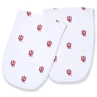 Infant Three Little Anchors Indiana Hoosiers 2-Pack Muslin Burp Cloth Set