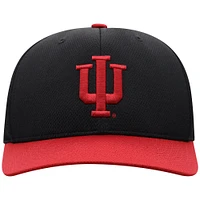 Casquette ajustée noire Indiana Hoosiers Reflex Top of the World pour homme