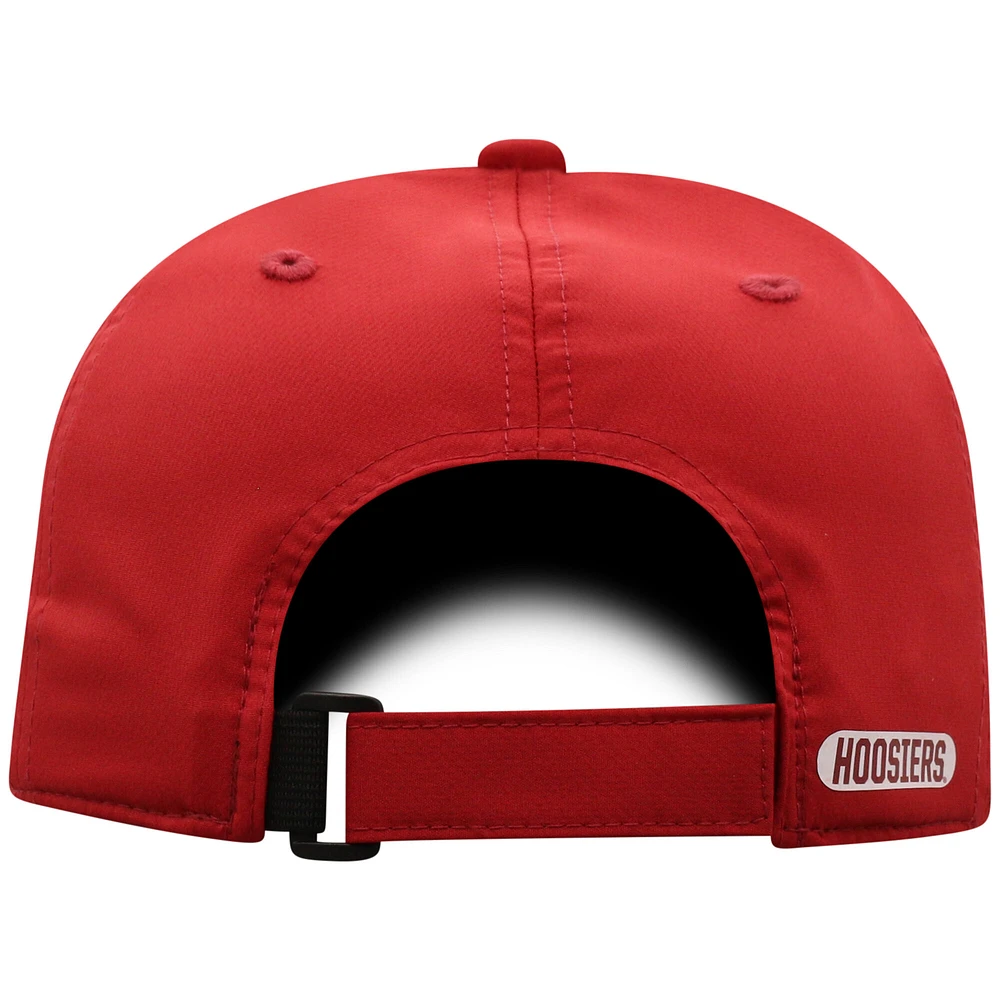 Men's Top of the World  Crimson Indiana Hoosiers Victory Trainer Adjustable Hat