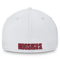 Casquette Reflex Performance Flex blanche des Indiana Hoosiers Top of the World pour homme