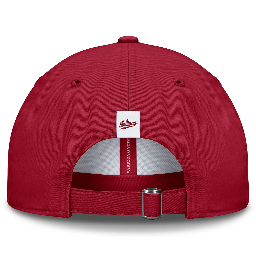 Casquette ajustable Weston blanche des Indiana Hoosiers Top of the World pour homme