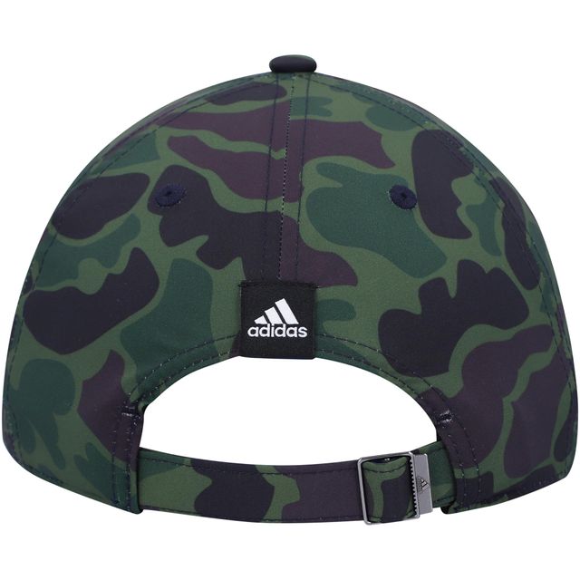 Casquette ajustable pour hommes adidas Camo Indiana Hoosiers Military Appreciation Slouch Primegreen