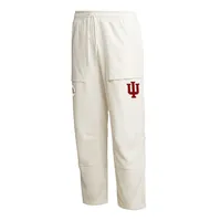 Men's adidas Cream Indiana Hoosiers Zero Dye AEROREADY Pants