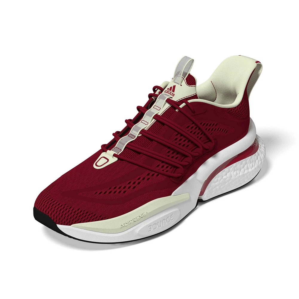 Chaussures adidas Crimson/White Indiana Hoosiers Alphaboost V1 Sustainable BOOST pour hommes