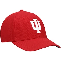 Casquette AEROREADY Flex pour entraîneurs de la ligne touche adidas Crimson Indiana Hoosiers 2021 homme