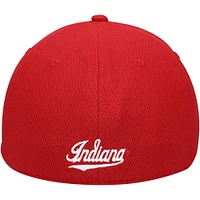 Casquette AEROREADY Flex pour entraîneurs de la ligne touche adidas Crimson Indiana Hoosiers 2021 homme