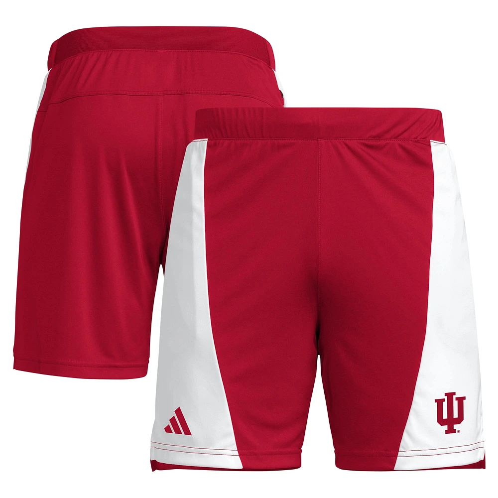 Short adidas Crimson Indiana Hoosiers conçu pour l'entraînement 7" AEROREADY hommes