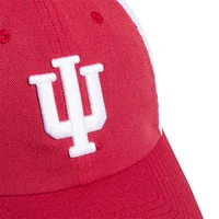 Men's adidas Crimson Indiana Hoosiers Mascot Slouch Trucker Adjustable Hat