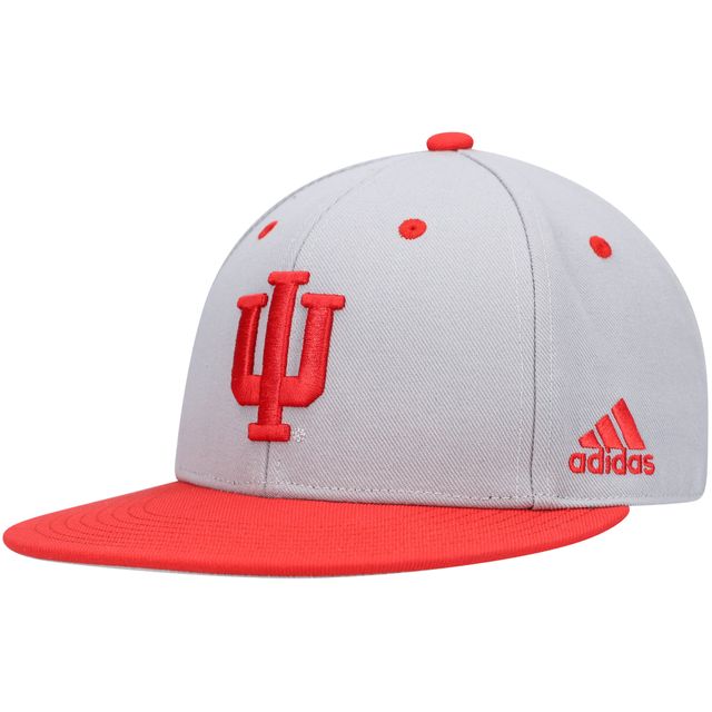 Casquette ajustée Indiana Hoosiers On-Field Baseball Adidas pour homme, gris