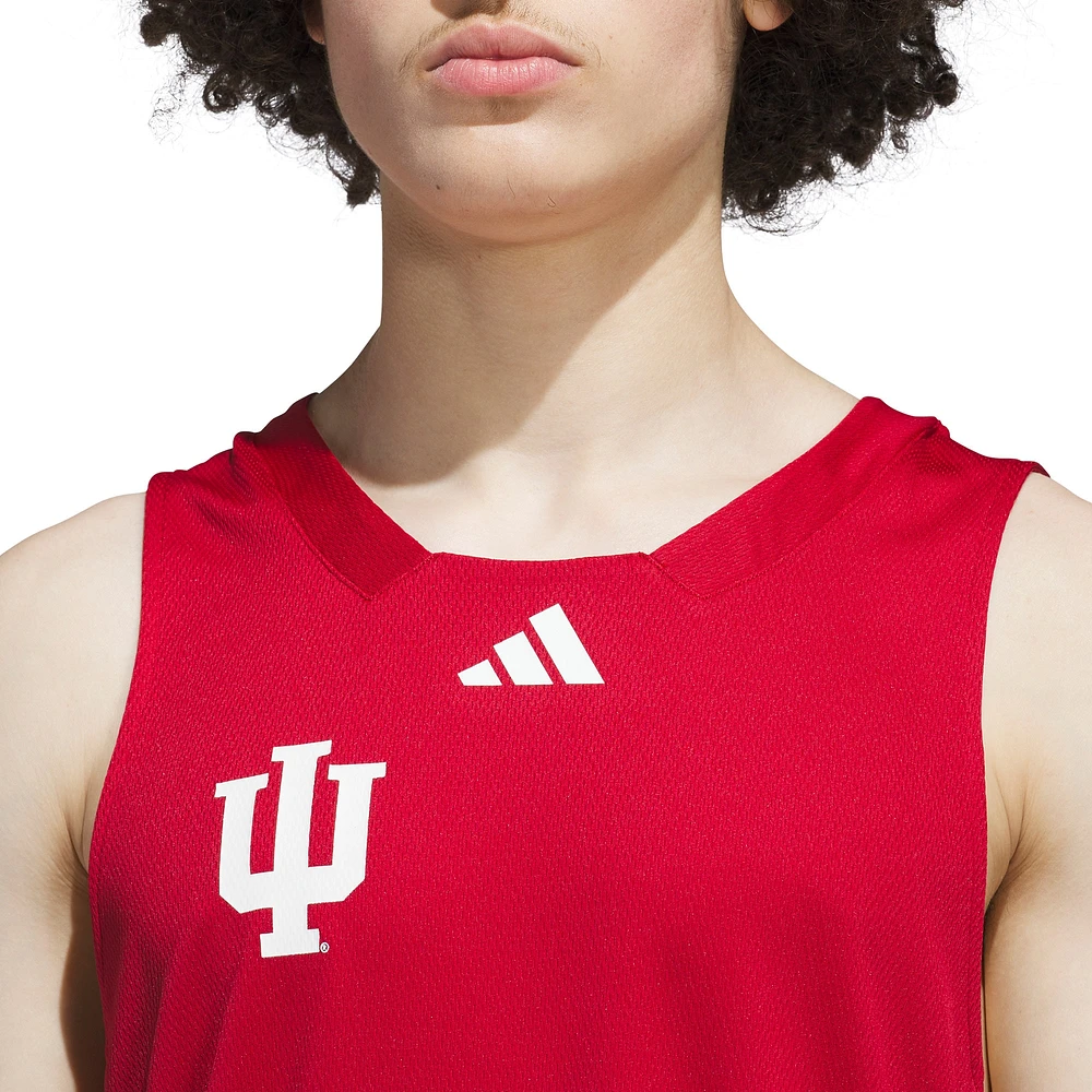 Men's adidas #1 Crimson/Black Indiana Hoosiers Black History Month Basketball Jersey