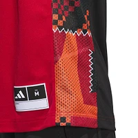Men's adidas #1 Crimson/Black Indiana Hoosiers Black History Month Basketball Jersey