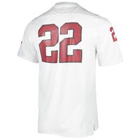 Men's adidas #22 White Indiana Hoosiers 90s Away Premier Strategy Jersey
