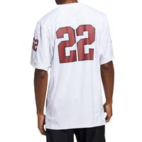 Men's adidas #22 White Indiana Hoosiers 90s Away Premier Strategy Jersey