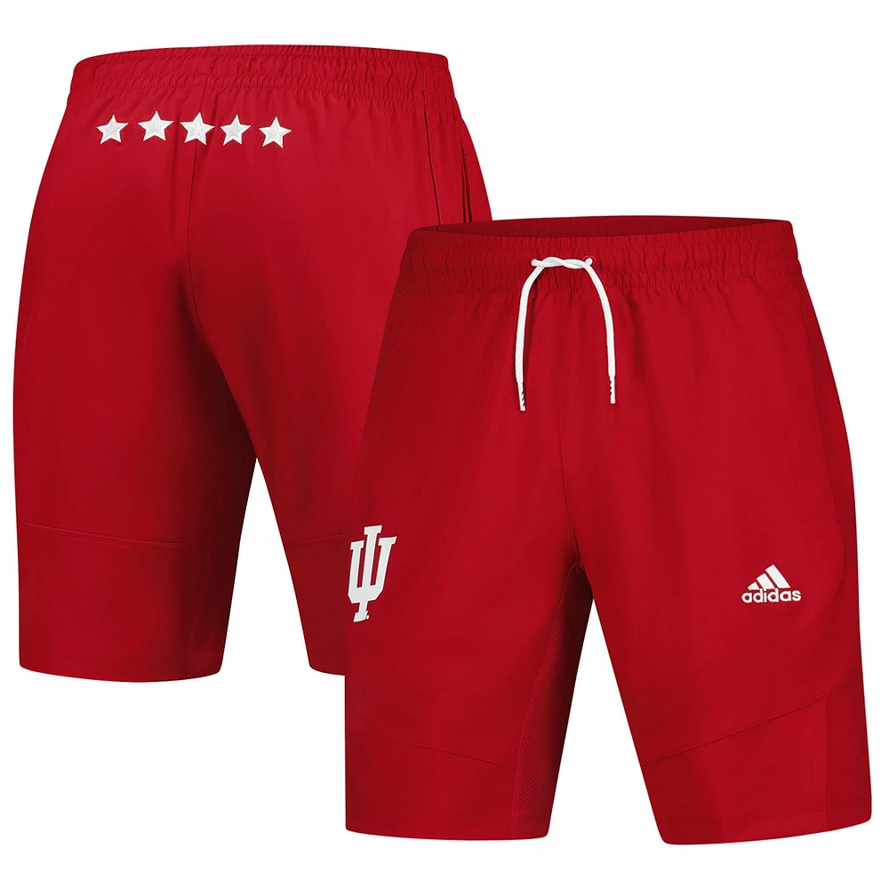 Short de basket-ball adidas Scarlet Indiana Hoosiers Swingman Replica pour homme