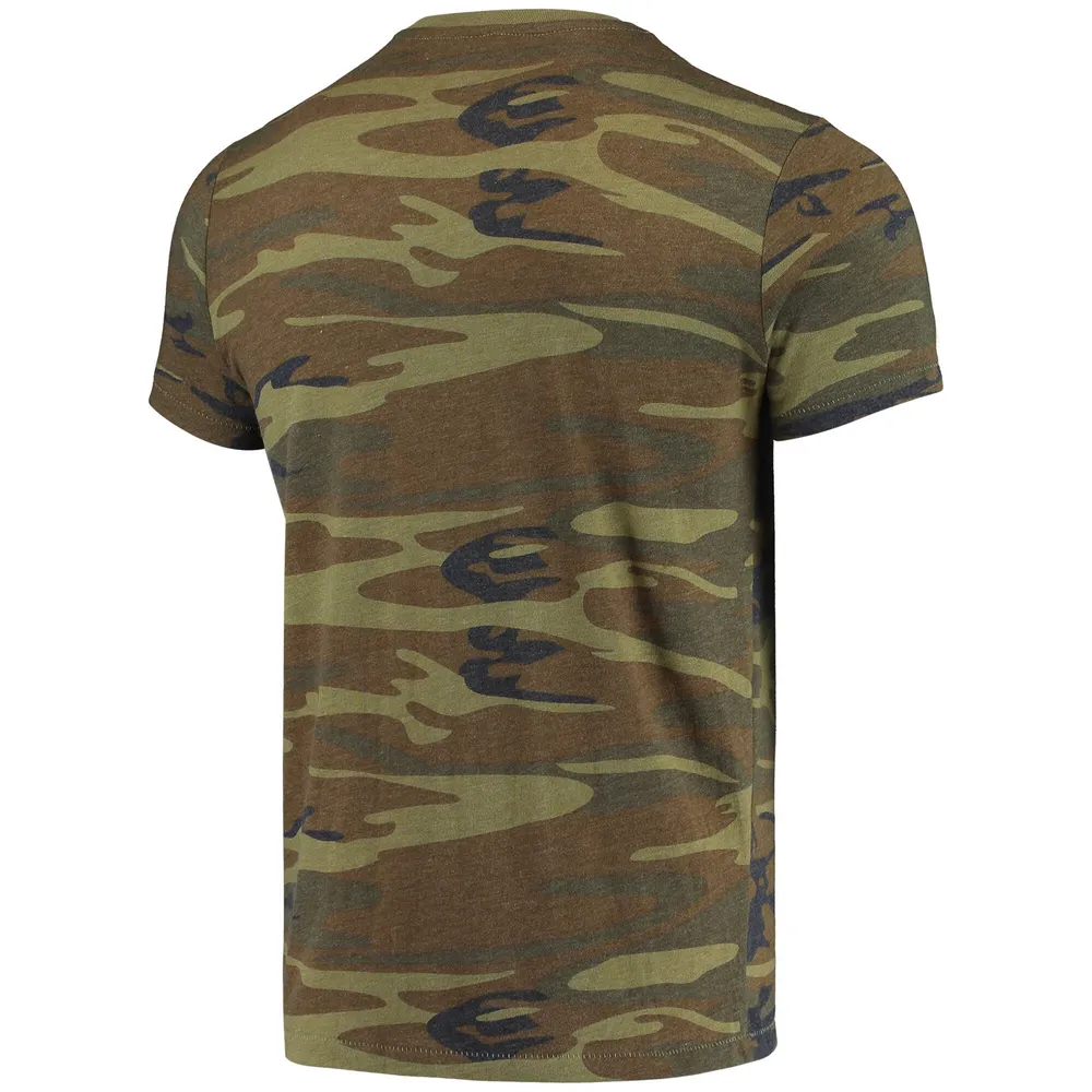 Alternative Vêtements Men Camo Indiana Hoosiers Arch Logo T-shirt