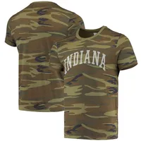 Alternative Vêtements Men Camo Indiana Hoosiers Arch Logo T-shirt