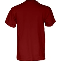 T-shirt bleu pour hommes, 84 Crimson Indiana Hoosiers 2023 Big Ten, tournoi de conférence football Champions vestiaire