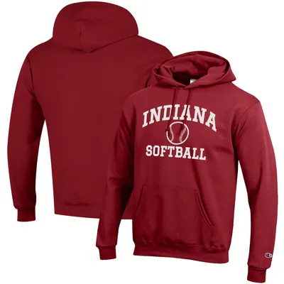 Indiana Hoosiers Champion Softball Icon Pullover Hoodie